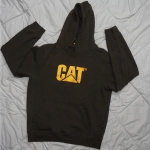 CAT Men’s Large Brown Pullover Hoodie
